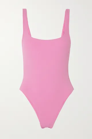 Matteau + Nineties Recycled Seersucker Swimsuit