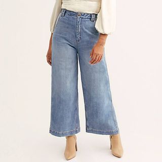 We the Free + Crvy Berlin Wide-Leg Jeans
