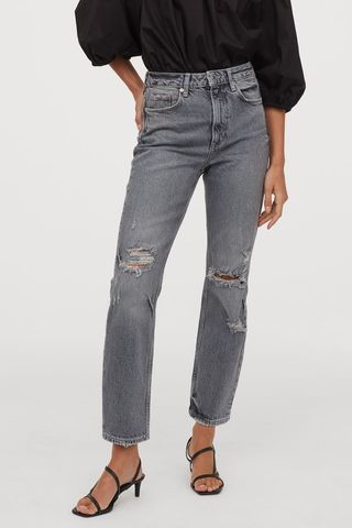 H&M + Vintage Slim High Ankle Jeans