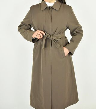 ASOS Marketplace + Vintage 90's Talbots Green Trench Coat