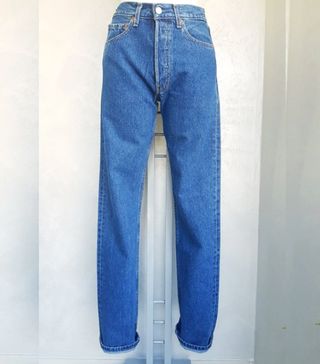 ASOS Marketplace + Vintage Deadstock High Waisted Levi's 501 Denim Jeans