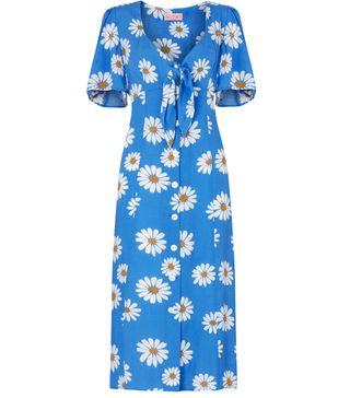 Kitri + Cassandra Floral Print Midi Dress