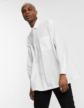 ASOS + Oversized White Shirt