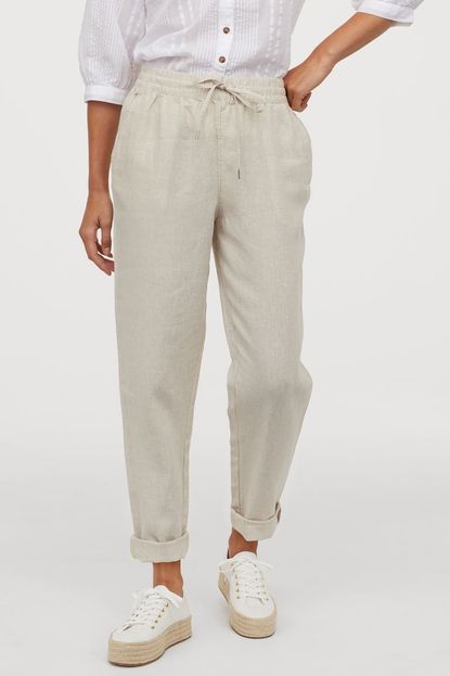 The H&M Linen Pants Everyone Is Buying for Summer | Who What Wear