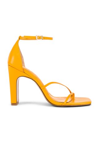 Song of Style + Sunny Heels in Tangerine