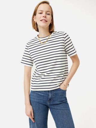 Jigsaw + Heavy Cotton Stripe T-Shirt