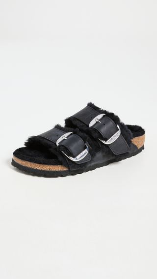 Birkenstock + Arizona Big Buckle Shearling Sandals