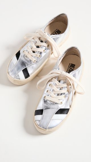 RE/DONE + 70s Low Top Striped Sneakers