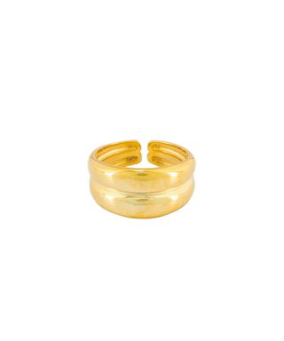 Bracha + Jessie Double Band Ring in Gold