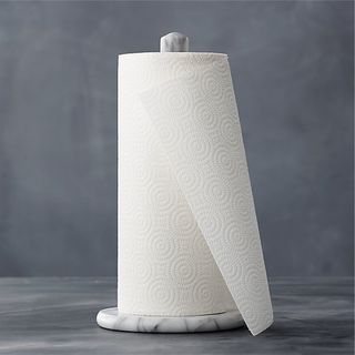 Crate and Barrel + French Kitchen Marble Paper Towel Holder