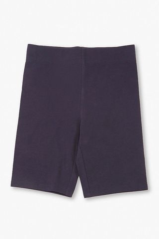 Forever 21 + Basic Cotton-Blend Biker Shorts