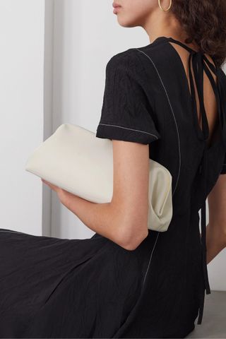 Little Liffner + Oyster Leather Clutch