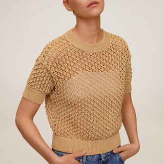 Mango + Openwork Sweater