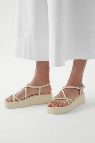 Cos + Strappy Leather Platforms
