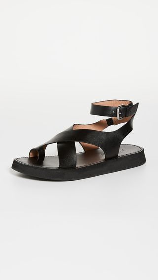 Madewell + Beverly Toe Hole Platform Sandals