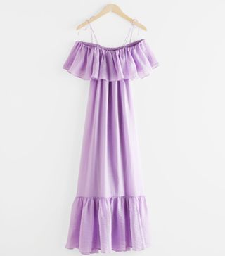 & Other Stories + Frill Maxi Dress
