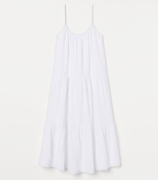 H&M + Crinkled Cotton Dress