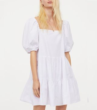H&M + Puff-Sleeved Dress