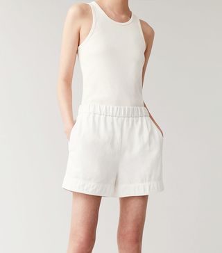 COS + Cotton-Linen Shorts