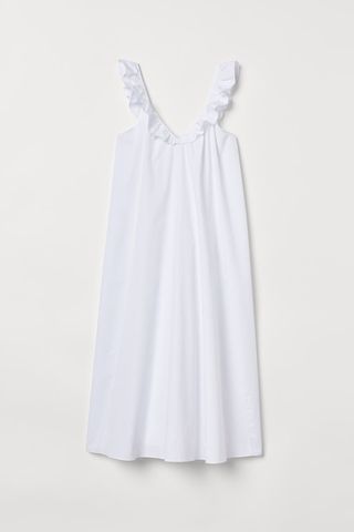 H&M + Ruffle-Trimmed Dress