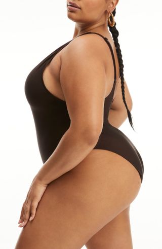 Good American + Layout New Shine One-Piece Swimsuit