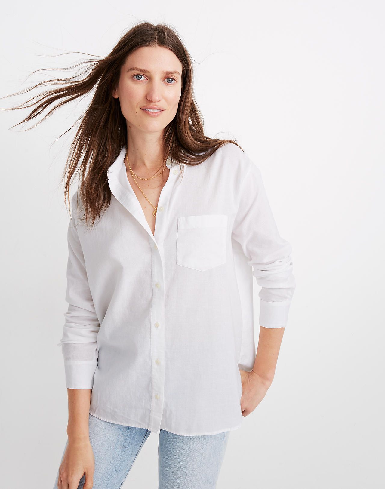 5 Chic Ways to Style a White Button-Down | Who What Wear