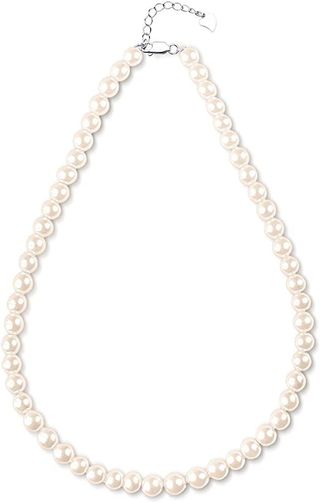 Jora + White Freshwater Cultured Pearl Necklace