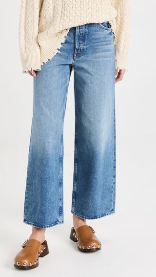 Mother + High Waisted Spinner Skimp Jeans