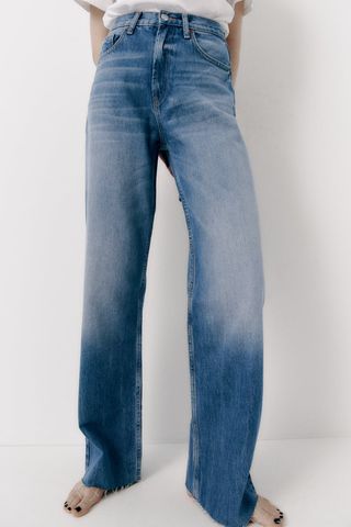Zara + TRF Wide Leg Jeans