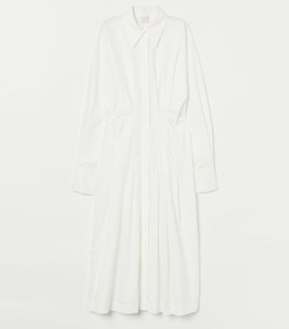 H&M + Cotton Poplin Shirt Dress