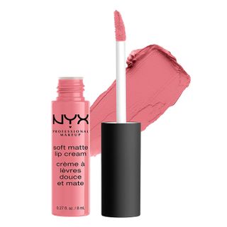 Nyx + Soft Matte Lip Cream High-Pigmented Cream Lipstick in Cyprus