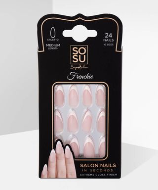 Sosu By Suzanne Jackson + Stiletto False Nails in Frenchie