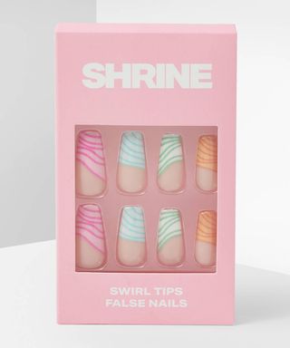 Shrine + Swirl Tips False Nails