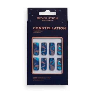 Makeup Revolution + Flawless False Nails in Constellation