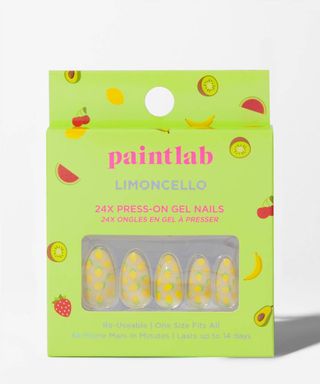 Paintlab + Press-On Gel Nails in Limoncello