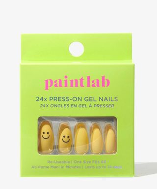 Paintlab + Press-On Gel Nails in Smiley