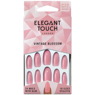 Elegant Touch + Polished Core Nails in Vintage Blossom