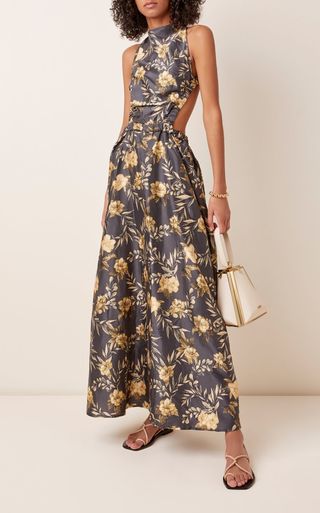 Sir the Label + Carmen Floral-Print Silk Maxi Dress