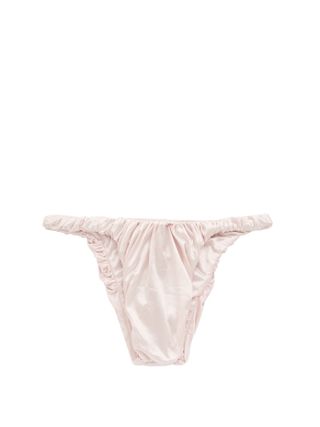 Isa Boulder + Jessie Gathered High-Leg Bikini Briefs