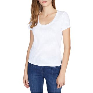 Sanctuary + Ruby Ribbed Scoop Neck T-Shirt
