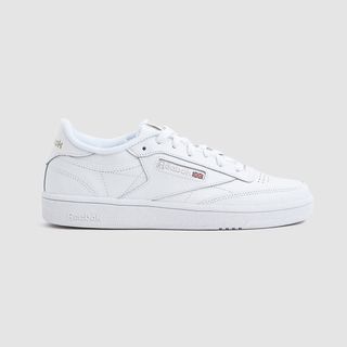 Reebok + Club C 85 Sneakers in White/Light Grey
