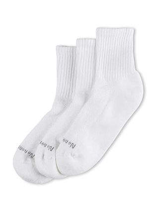 No Nonsense + Soft & Breathable Cushioned Mini Crew Socks, 3 Pair Pack
