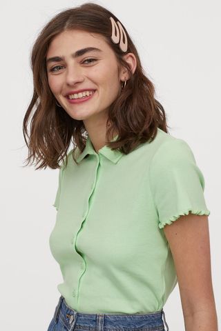 H&M + Collared Top