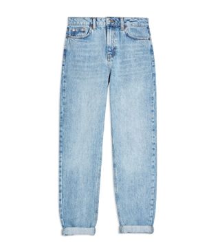 Topshop + Bleach Mom Tapered Jeans