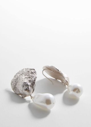Mango + Pearl Shell Earrings