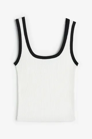 H&M + Rib-Knit Tank Top