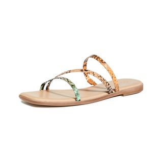 Madewell + Leslie Bare Square Toe Sandals