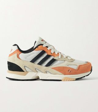 Adidas Originals + Torsion Leather-Trimmed Suede and Ripstop Sneakers