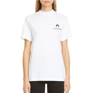 Marine Serre + Oversized Logo T-Shirt
