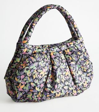 & Other Stories + Floral Nylon Padded Bag